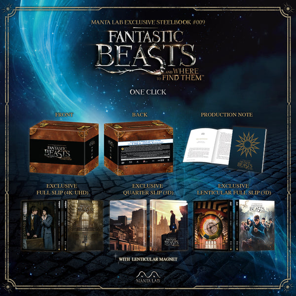 [ME#9] Fantastic Beast Steelbook (One Click)