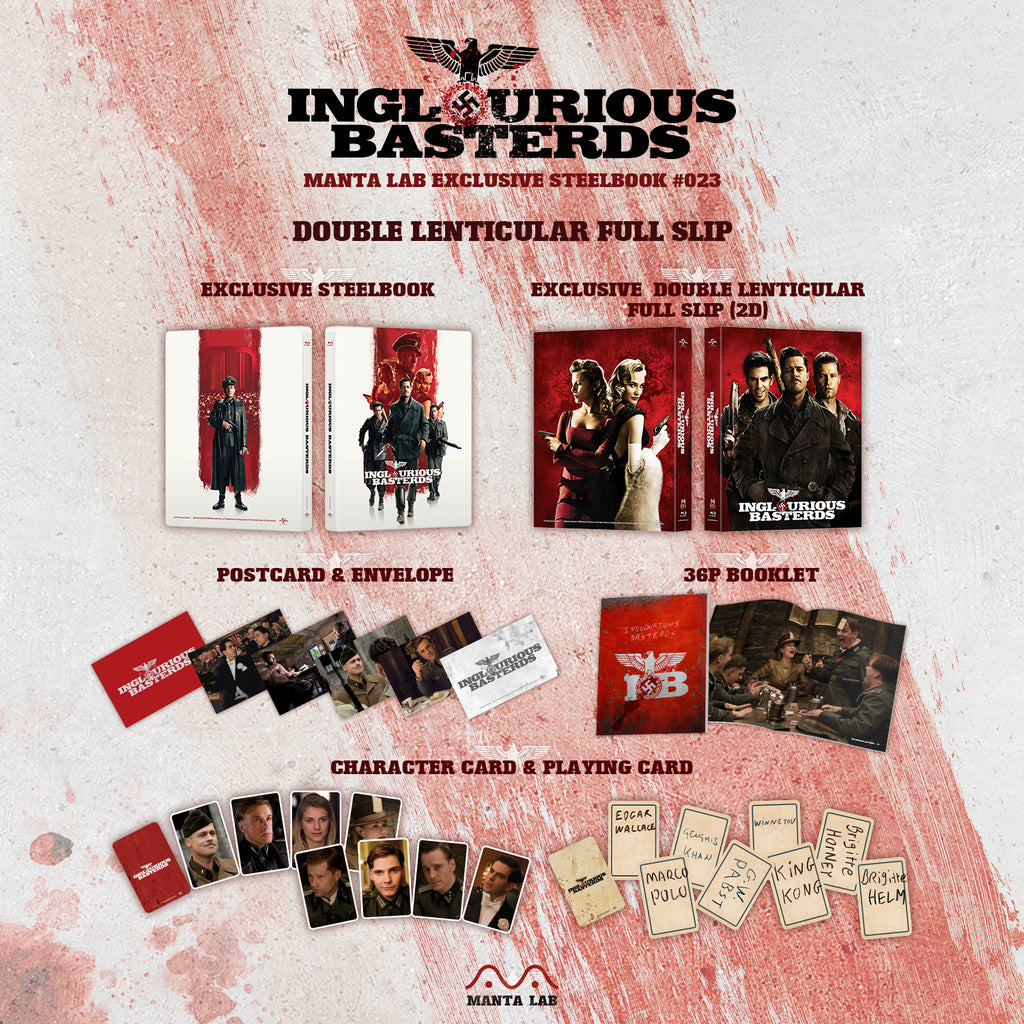 ME#23] Inglourious Basterds Steelbook (Double Lenticular Full Slip