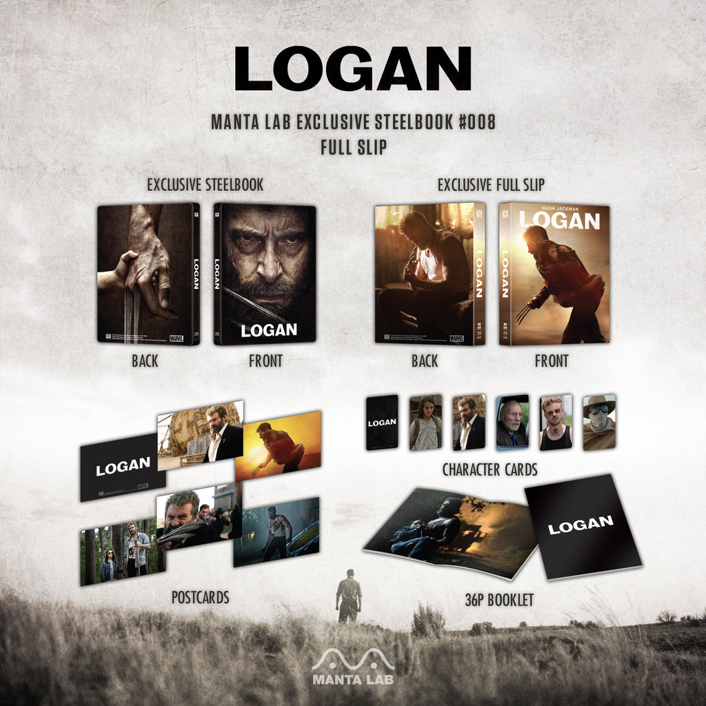 ME#8] Logan Steelbook (Full Slip)(2Disc)(Theatrical + Noir Edition