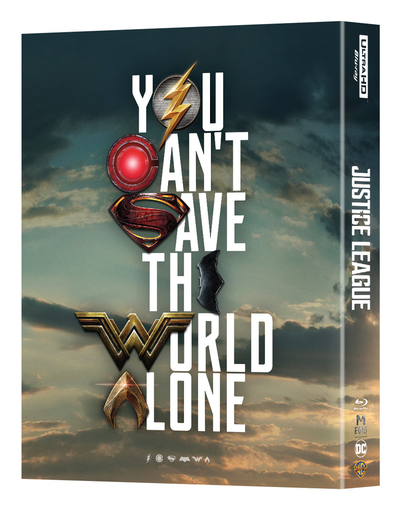 [ME#15] Justice League Steelbook (Lenticular Full Slip)(2D+4KUHD)