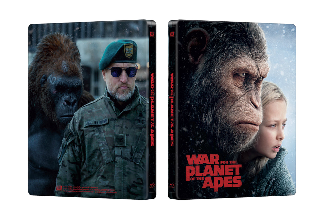 [ME#13] War For The Planet of The Apes Steelbook (Double Lenticular Full  Slip)(2D+3D)