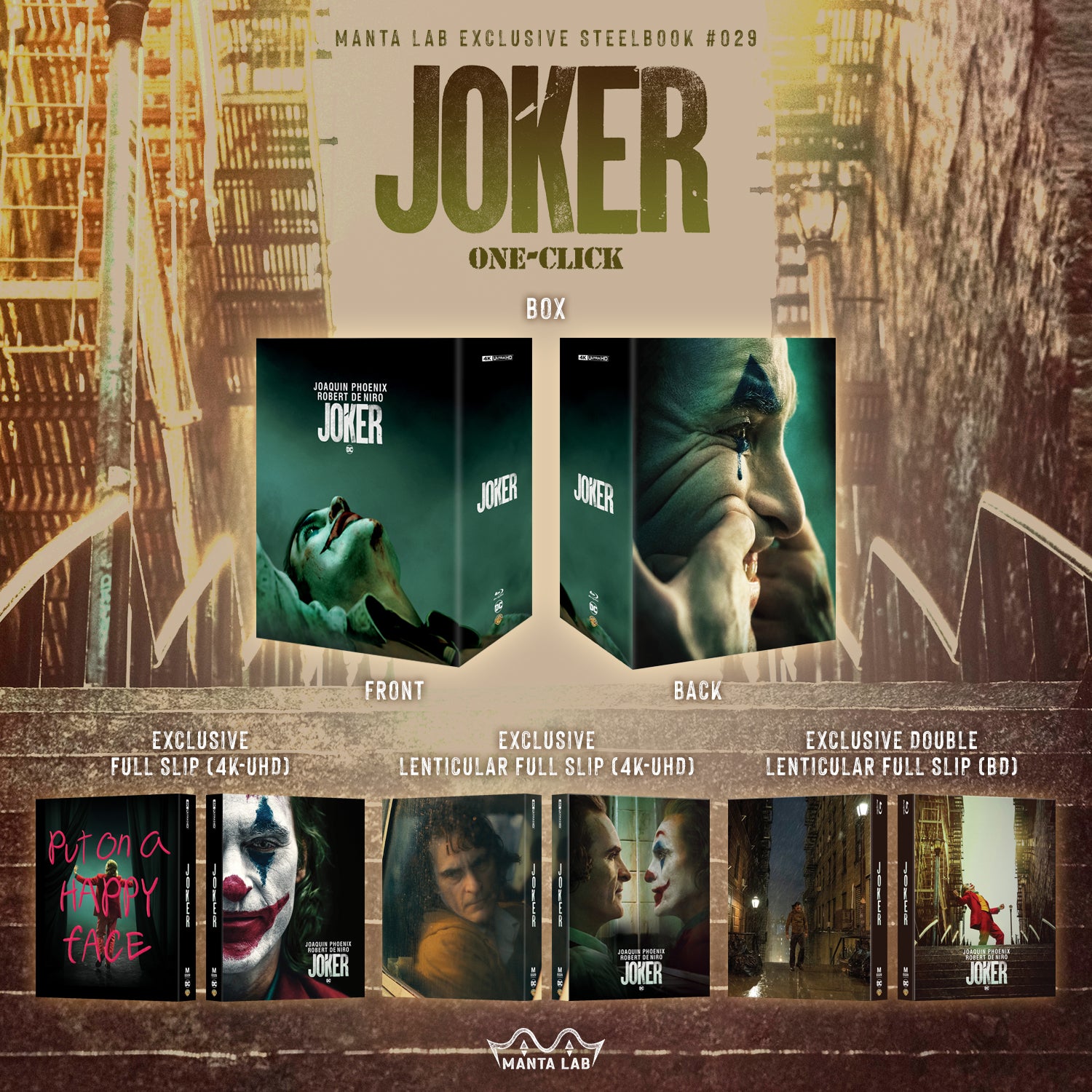 ME#29] Joker Steelbook (One Click) - Manta Lab