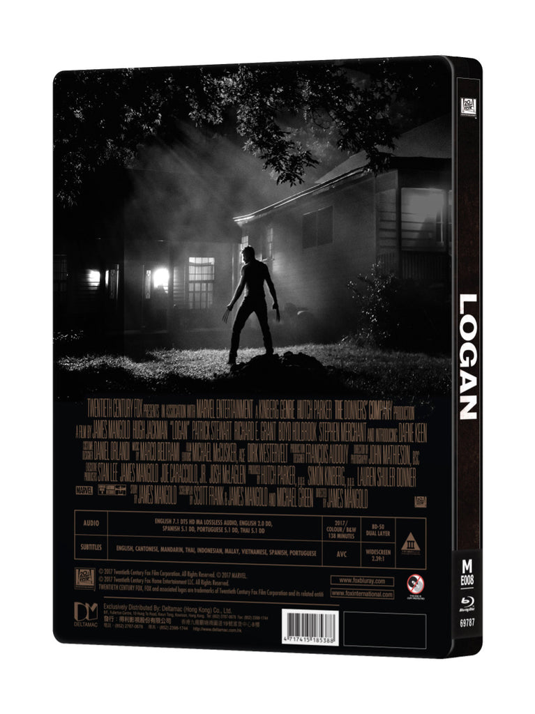 [ME#8] Logan Steelbook (Special Box Set)(2Disc)(Theatrical + Noir Edition)